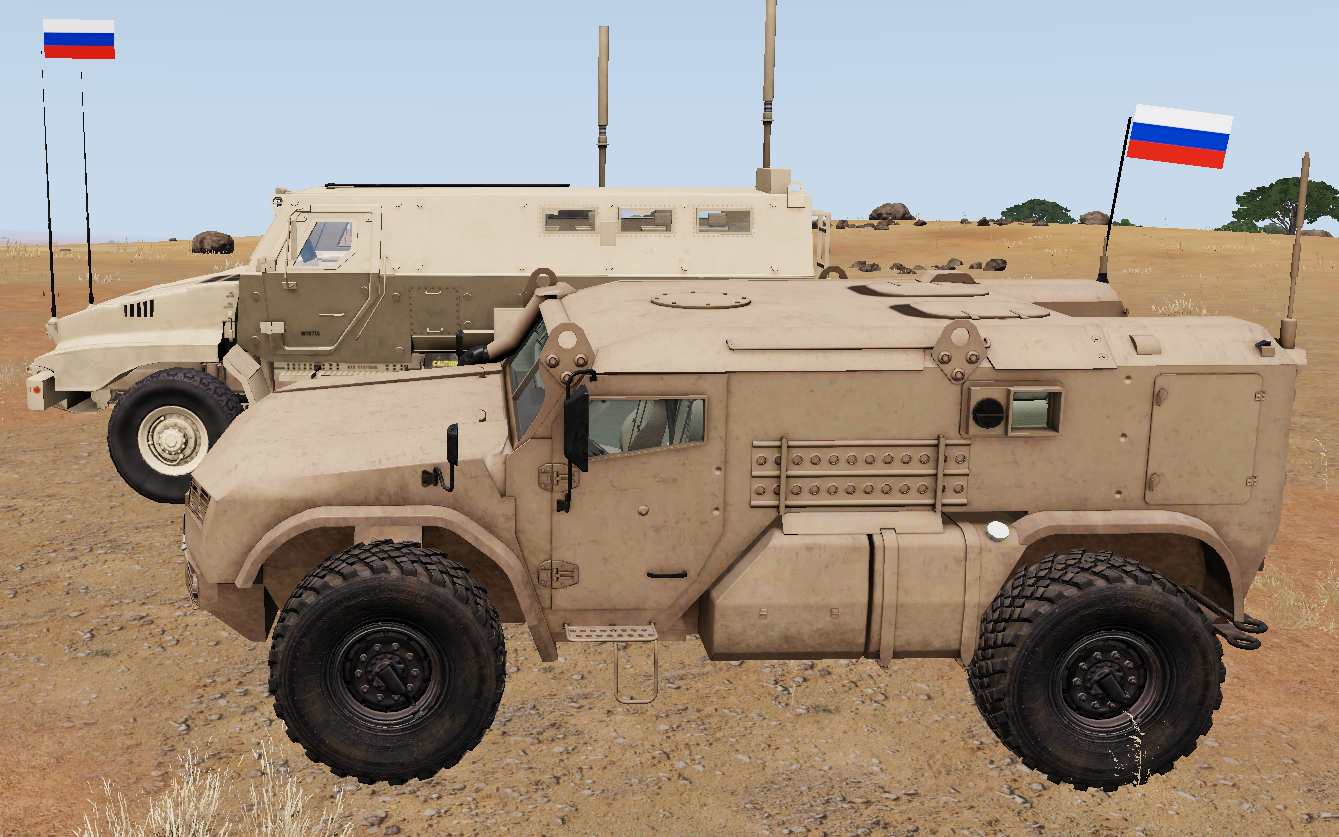 Unarmed Africa Corps objective vehicle
