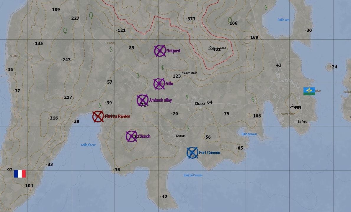 Tac map