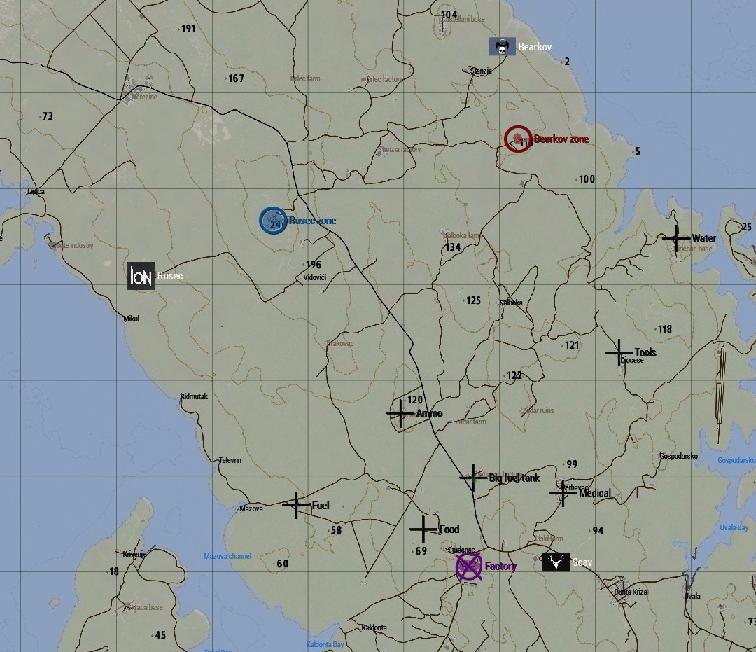 Tac map