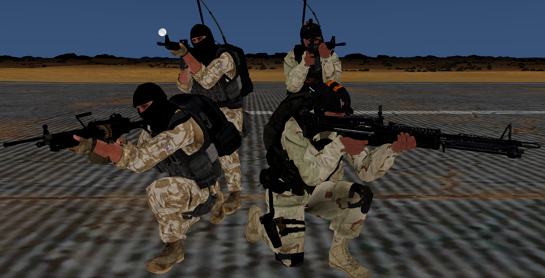 Delta Force and 22 SAS