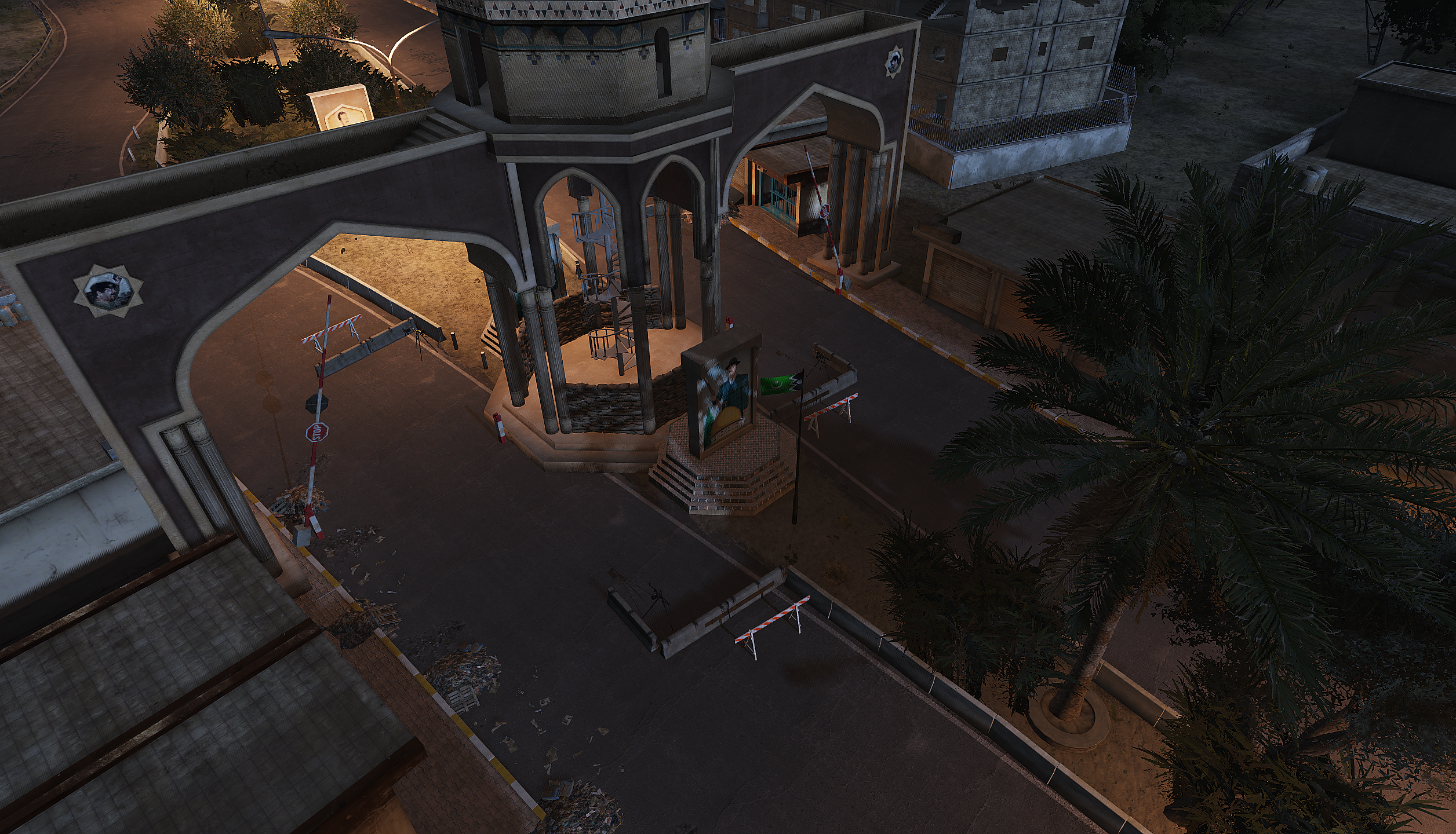 Southern gate to the city