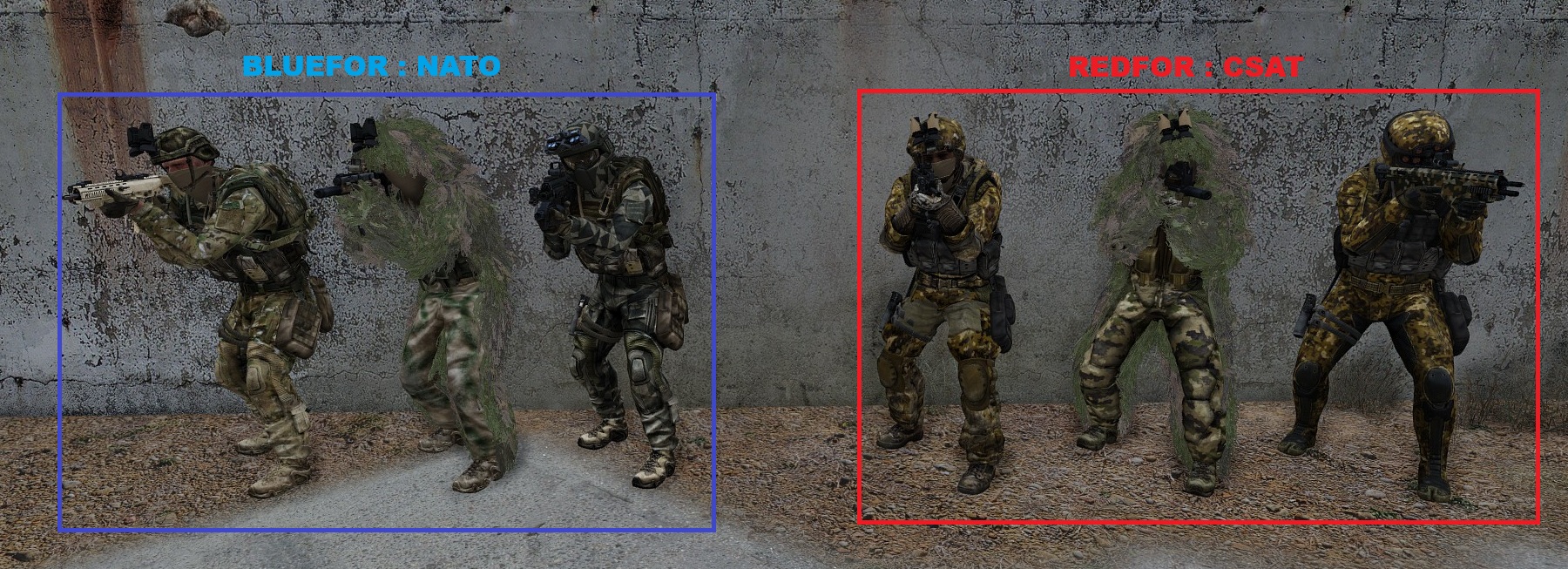 Uniforms comparison