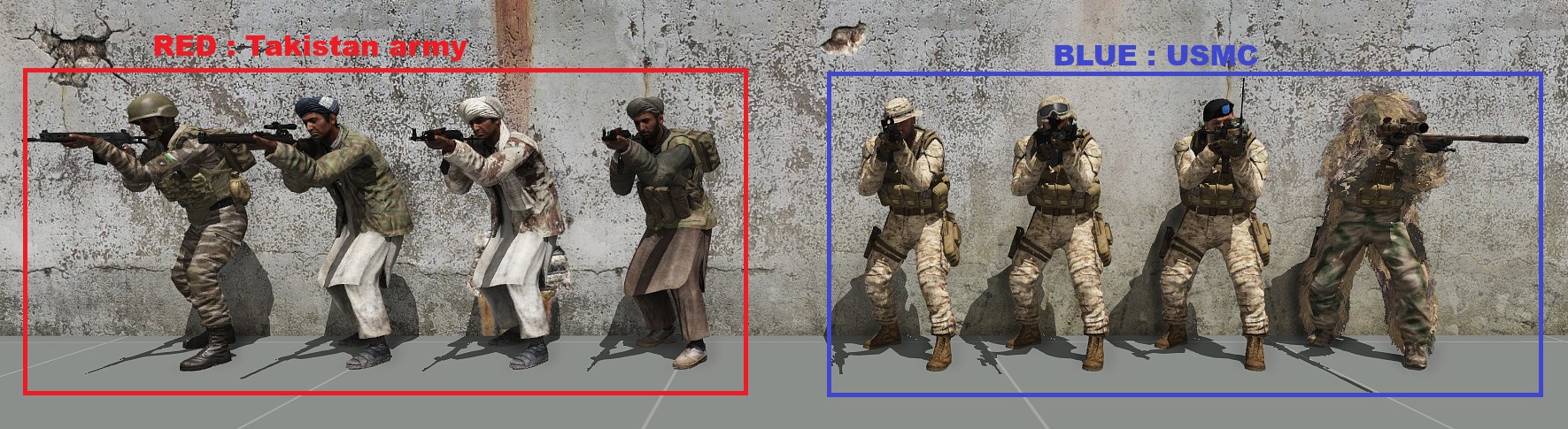 Uniforms comparaison